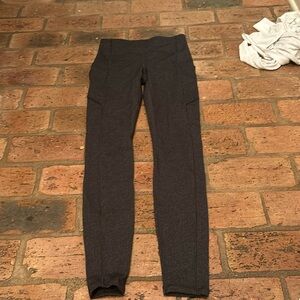 lululemon gray knit leggings